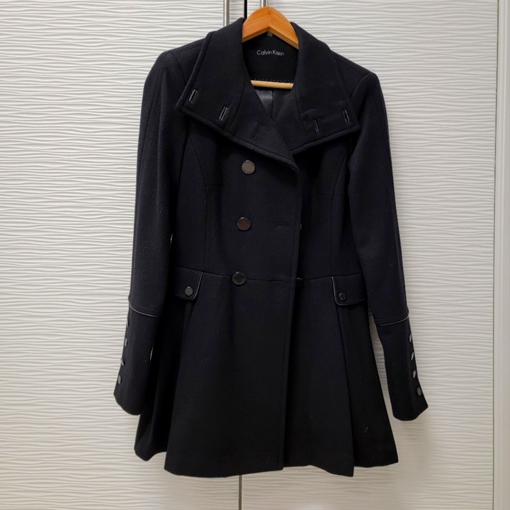 Calvin klein double breasted pea coat